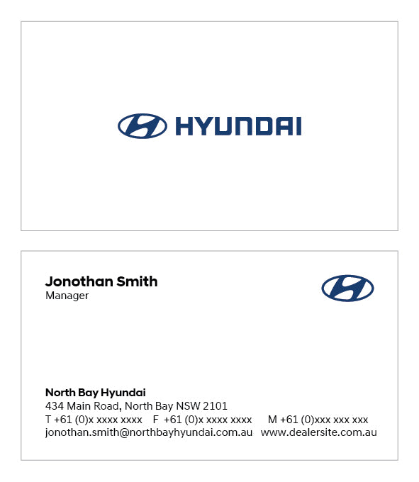 Spot UV Business card