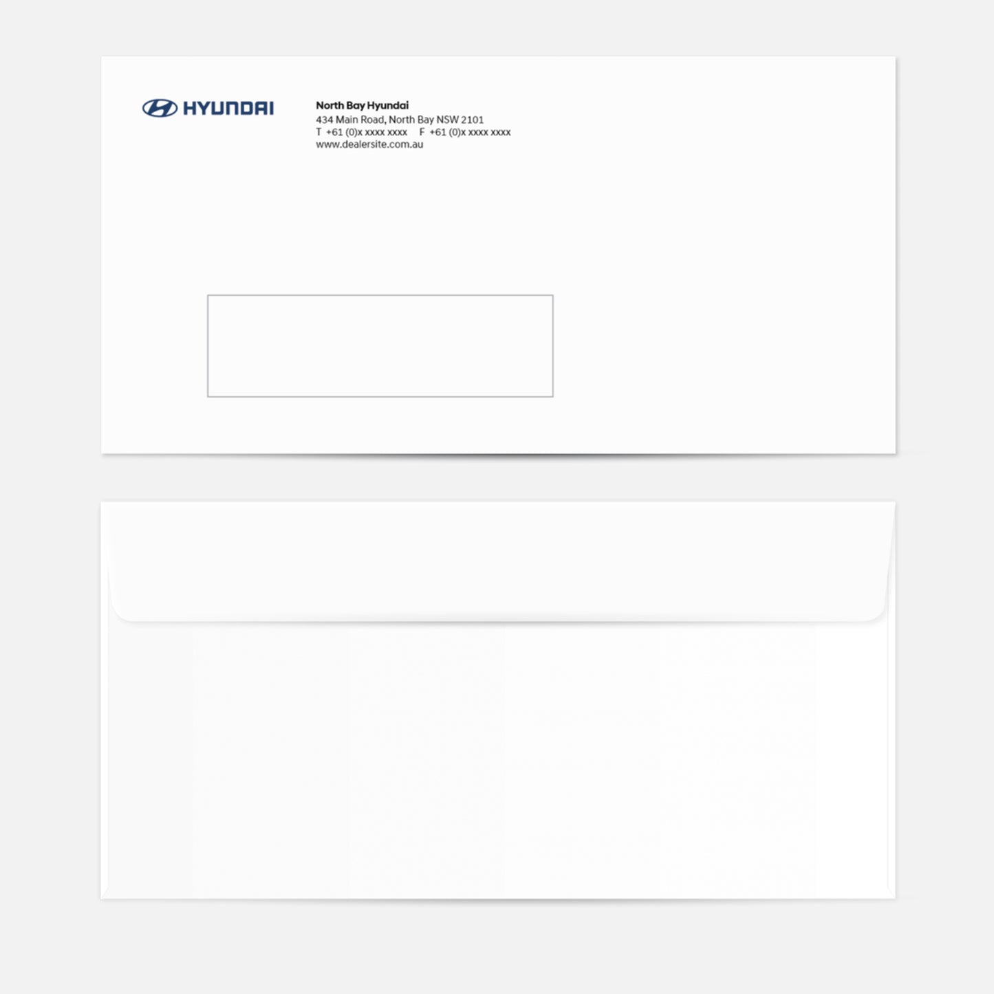 DL Windowed Faced Envelopes