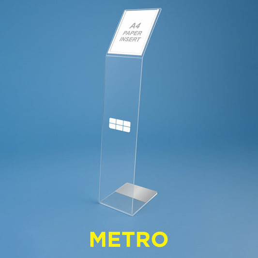 Silent Salesman Stand (METRO locations within 80 km of the capital city’s CBD)
