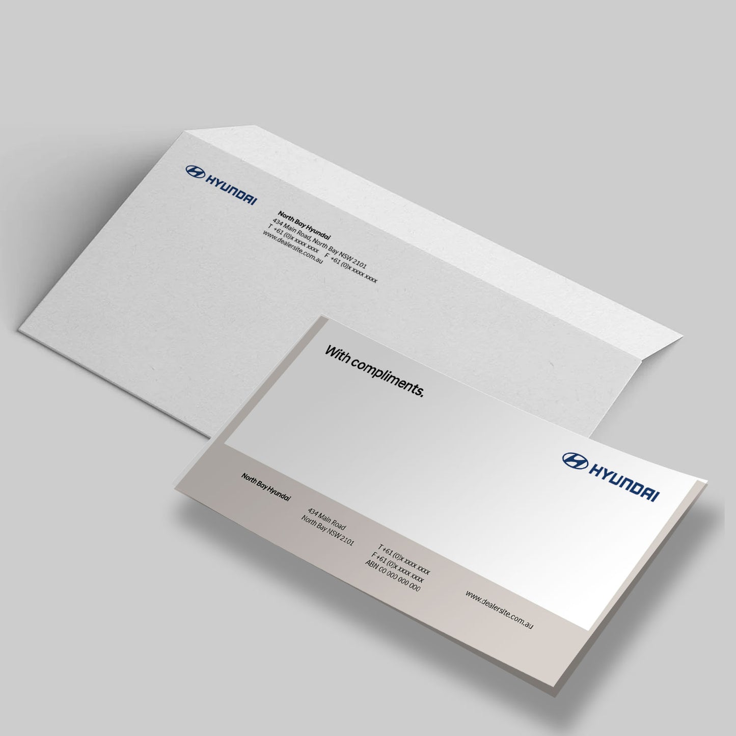 With Compliments DL Card