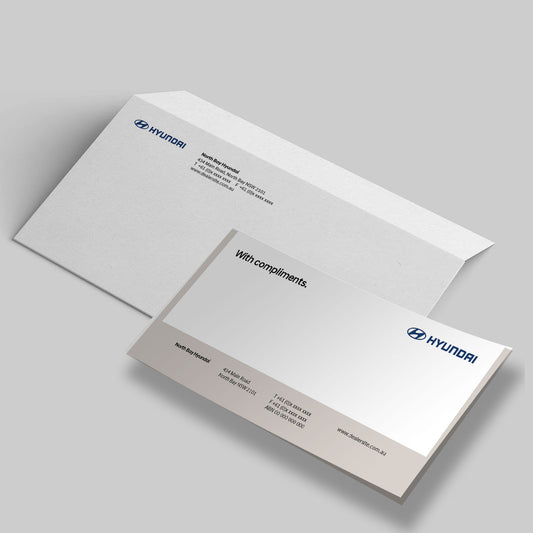 With Compliments DL Card