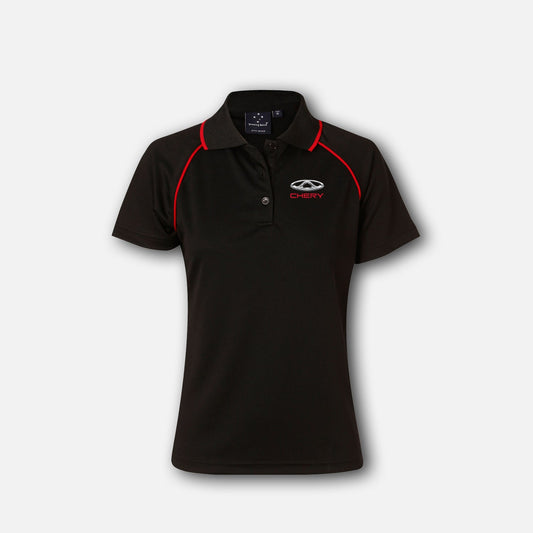 Ladies Cool Dry Contrast Colour Polo